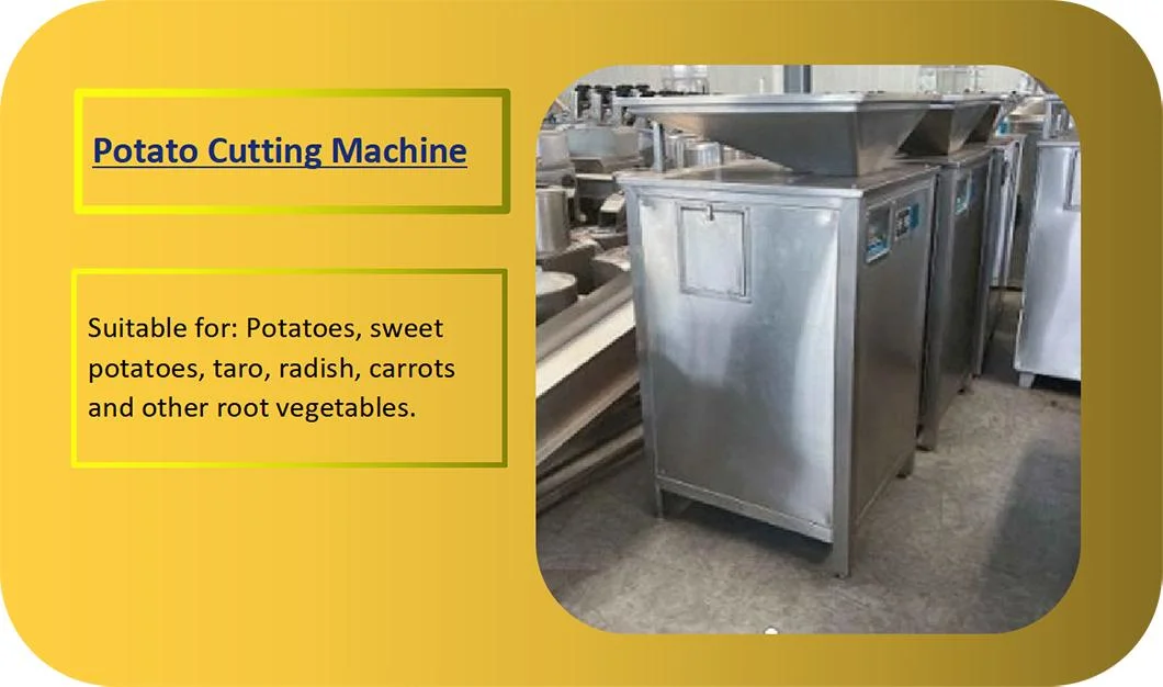 Highly Efficient PAR-Fried Frozen French Fries Electric Machine Potato Chips Production Line