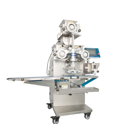 Máquina para fazer biscoitos com preenchimento de cor dupla de alta eficiência